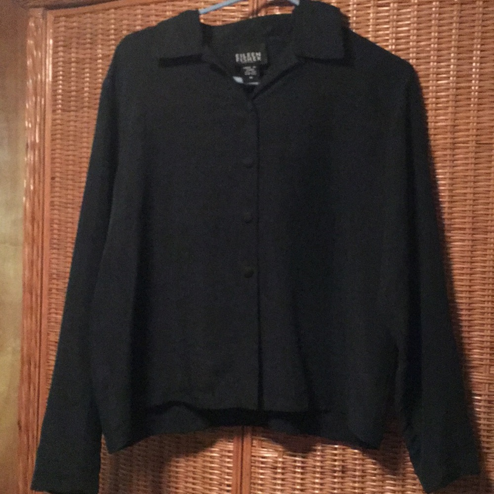 Eileen Fisher Silk Button Down